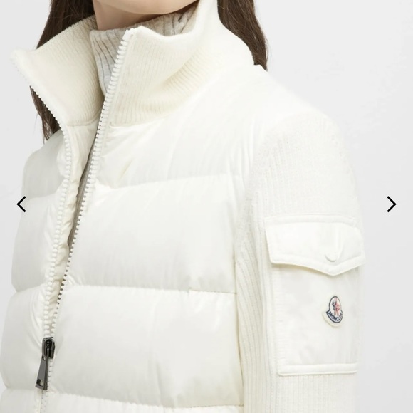Women’s Moncler down Tricot cardigan sweater and puffer size 2xl New With Tags - Picture 2 of 3